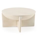 Modern Round Concrete Coffee Table